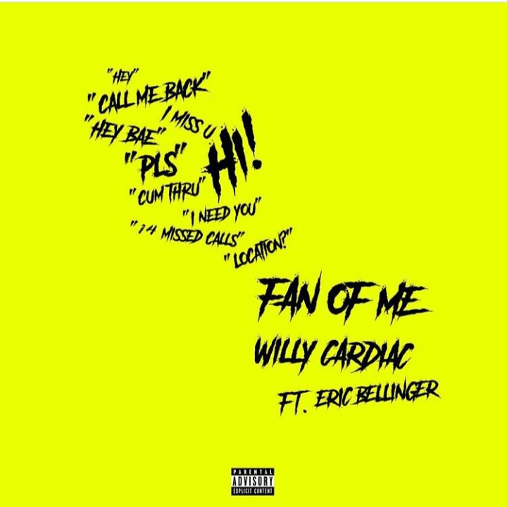 Willy Cardiac Bags An Eric Bellinger Feature “On Fan Of Me”