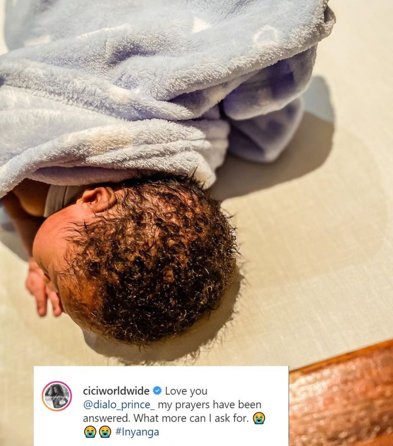 Cici Welcomes A Baby Boy, Gets Him An Instagram Account, Names Him Dialo 2