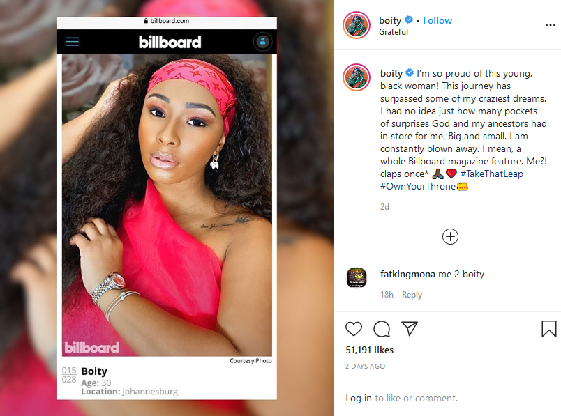 Boity Shares Throwback Clip Of Performance That Earned Her Def Jam Deal 2