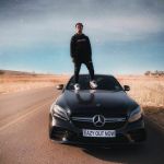 Benz-boy, Nasty C Shows Off His Black Benz