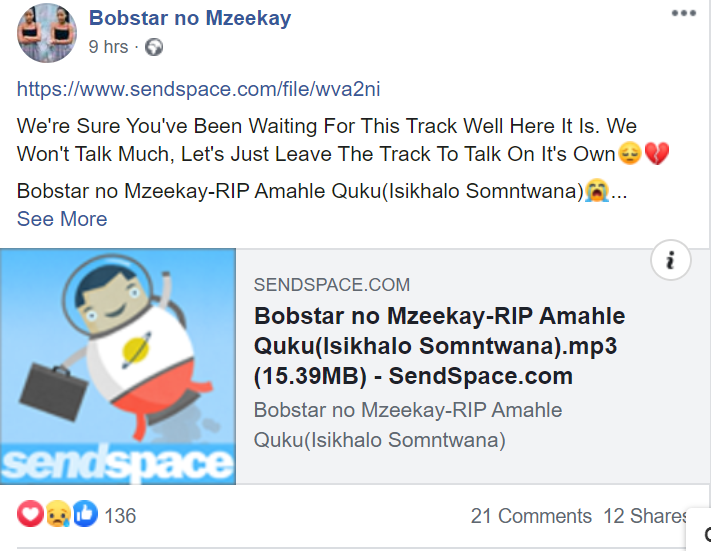 Bobstar No Mzeekay Pays Tribute To &Quot;Amahle Quku&Quot; In New Song 2