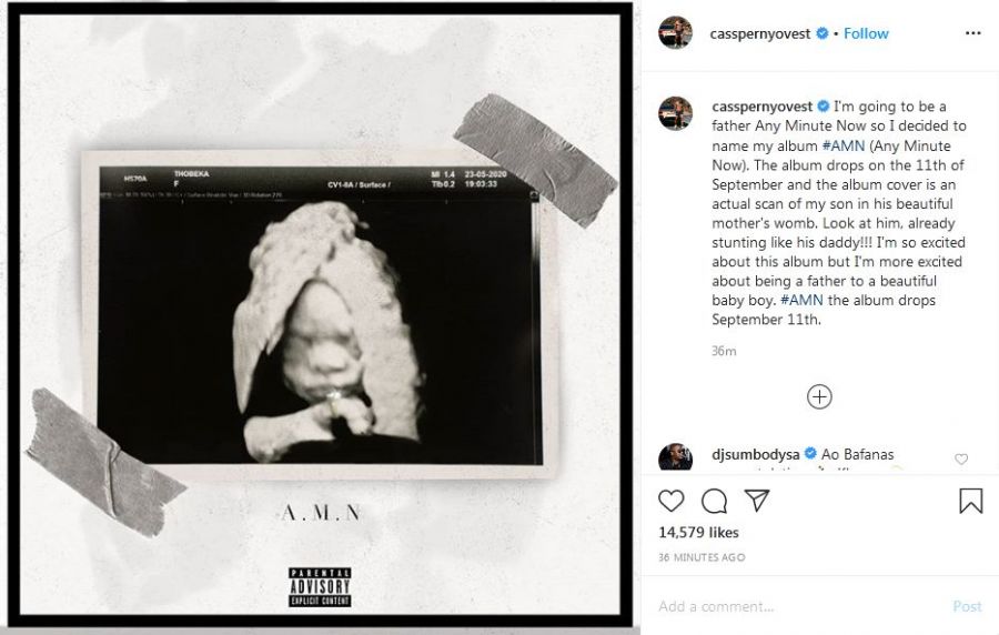 Cassper Nyovest To Honour His Unborn Baby Boy With &Quot;Any Minute From Now&Quot; (Amn) Album 2