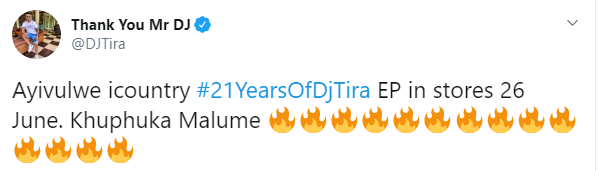 Dj Tira To Celebrate Industry Longevity With A &Quot;21 Years Of Dj Tira&Quot; Ep 2