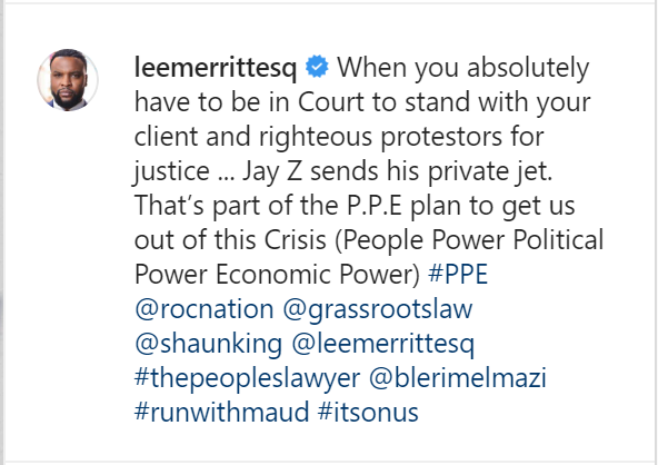 Jay-Z Sends His Private Jet For Ahmaud Arbery'S Lawyers To Fly To Georgia 2