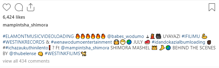 Mampintsha &Amp; Babes Wodumo Shoots Music Video For Upcoming Single, &Quot;Elamonti&Quot; 2