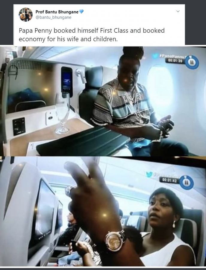 Papa Penny Leaves Wife In Economy And Flies Business Class 2