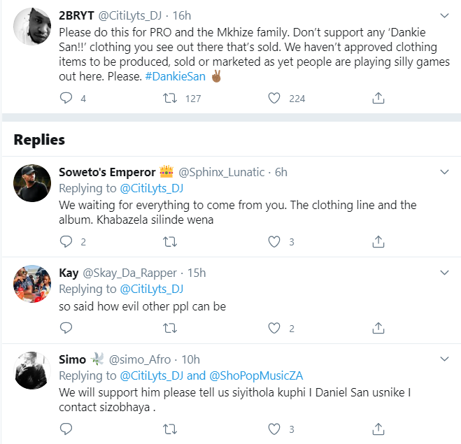 Pro'S Brother Dj Citi Lyts Urges Fans To Stop Buying The ‘Dankie San’ Merch 4