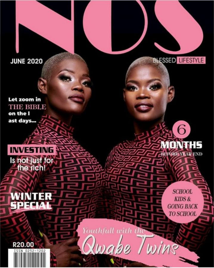 Qwabe Twins Cover Latest Edition Of Nos Magazine 1