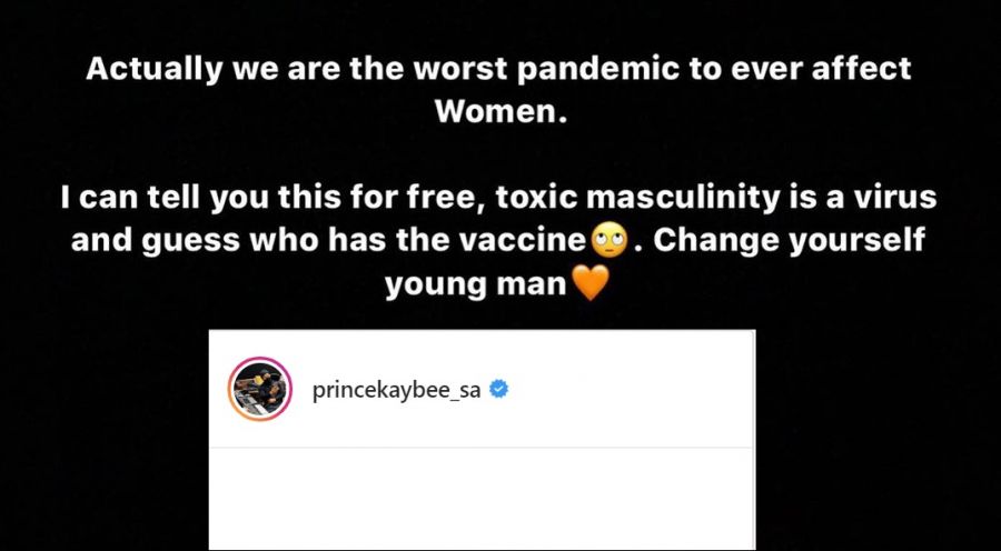 &Quot;We Are The Worst Pandemic To Ever Affect Women&Quot; - Prince Kaybee 2