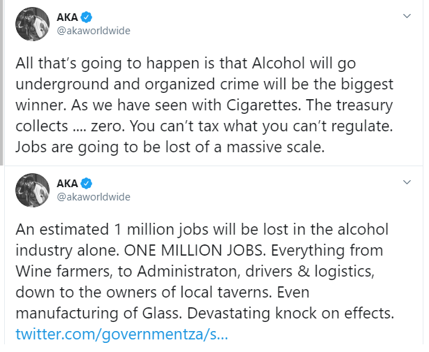 Aka Blasts Sa Government For New Alcohol Ban 2
