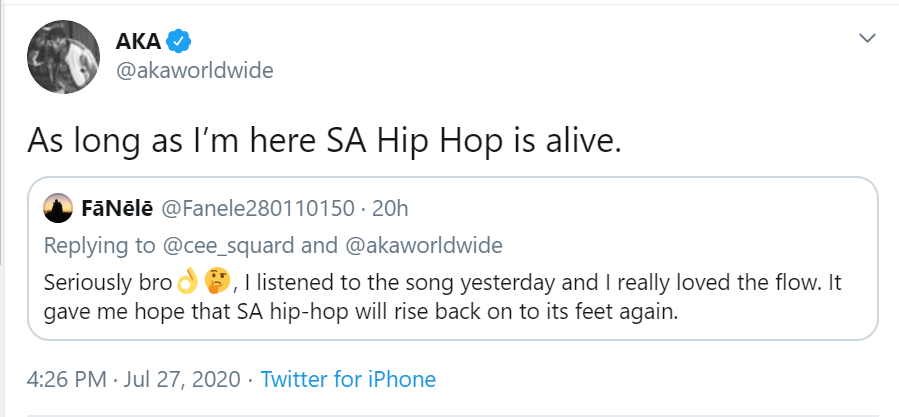 Aka Says Sa Hip Hop Is Alive Because He'S Around 2