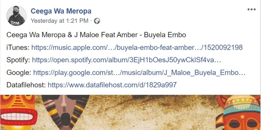 Ceega Wa Meropa &Amp; J Maloe Enlists Amber For &Quot;Buyela Embo&Quot; 2