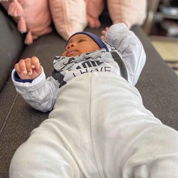 Cici Reveals Baby Dialo'S Face At Last 3
