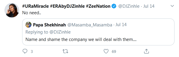 Dj Zinhle Denounces Company Asking For Free Show - &Quot;I Haven'T Had An Income For 3 Months&Quot;! 3