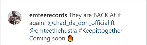 Emtee Confirms Another Joint Song &Quot;Keep It Together&Quot; With Chad Da Don 3