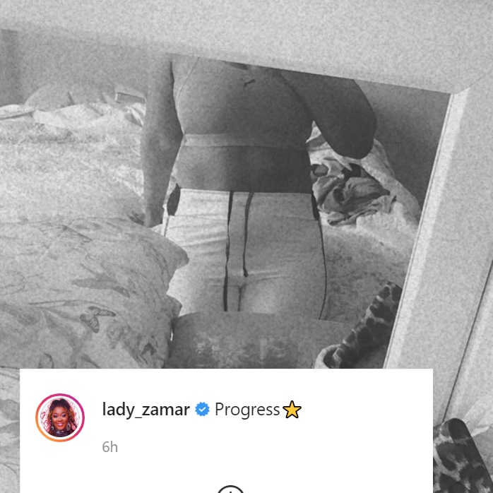 Lady Zamar Puts Ripped Abs On Display As Fitness Progress 2