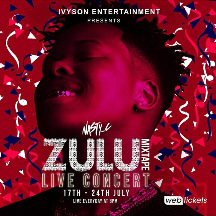 Nasty C To Hold A Zulu Mixtape Live Concert