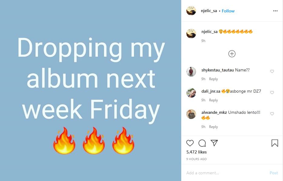 Njelic Announces Debut Album Release Date 2