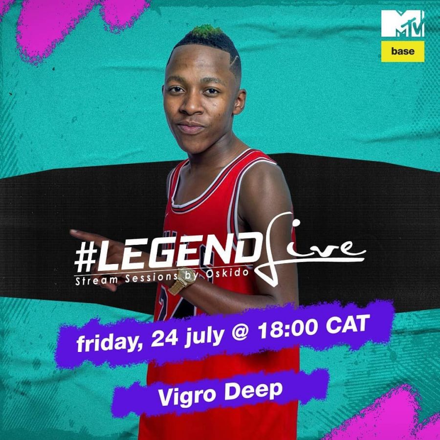 Vigro Deep To Join Oskido For This Weekend Legend Live