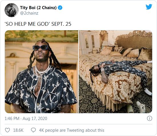 2 Chainz Drops 6Th Studio Album &Quot;So Help Me God&Quot; In September 2