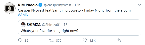 Cassper Nyovest And Samthing Soweto New Song Off &Quot;A.m.n&Quot; Album Release Date Revealed 2