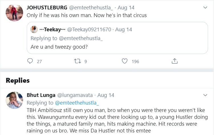 Emtee Reiterates On Never Working With Tweezy Again 2