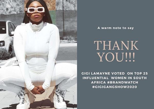 Gigi Lamayne Is South Africa'S 10Th Most Influential Woman… 2