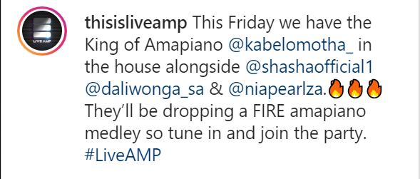 Kabza De Small, Daliwonga &Amp; Nia Pearl To Deliver Some Amapiano Medley On Live Amp 2
