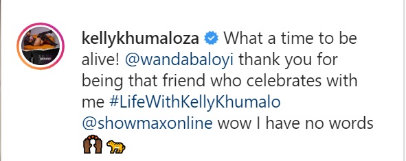 Kelly Khumalo Excitedly Shares Clip Billboard Promoting Her Reality Show 2