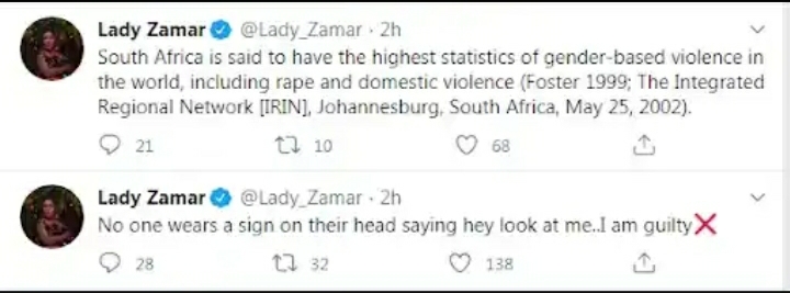 Lady Zamar Seemingly Replies Sjava With Recent Tweets 2