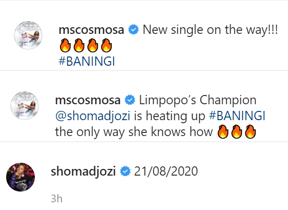 Ms. Cosmo Enlists Sho Madjozi, Dee Koala &Amp; Nelisiwe Sibiya For Upcoming Single &Quot;Baningi&Quot; 2