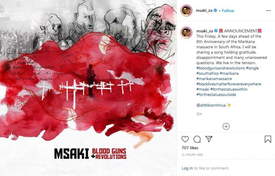 Msaki Announces New Song, &Quot;Blood Guns And Revolutions&Quot; 2