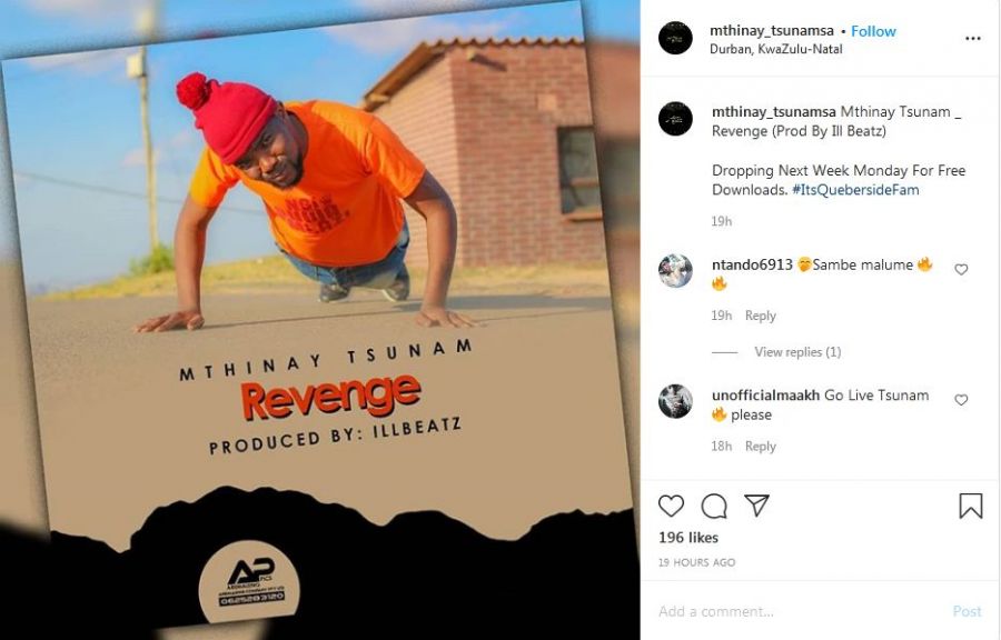 Mthinay Tsunam To Drop New Song Titled &Quot;Revenge&Quot; 2