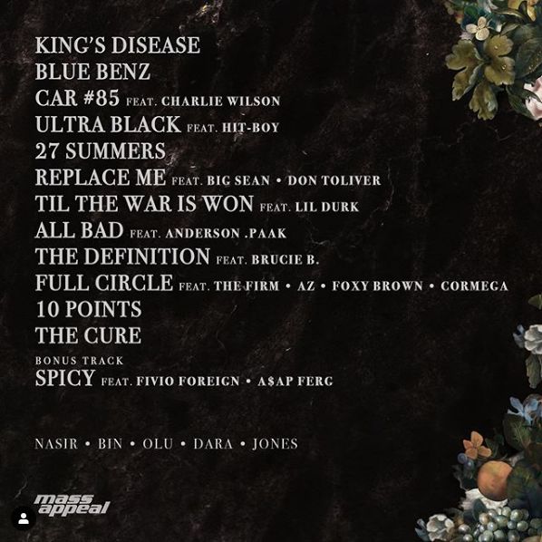 Nas Premieres &Quot;King’s Disease&Quot; Album | Listen 2