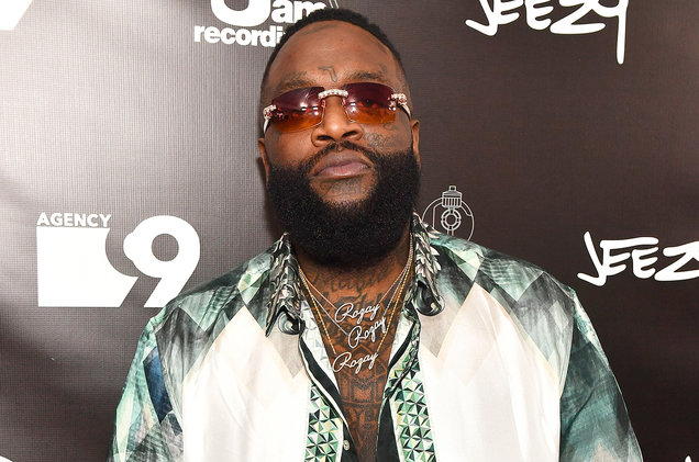 Rick Ross Shows Off His Camouflage Tank