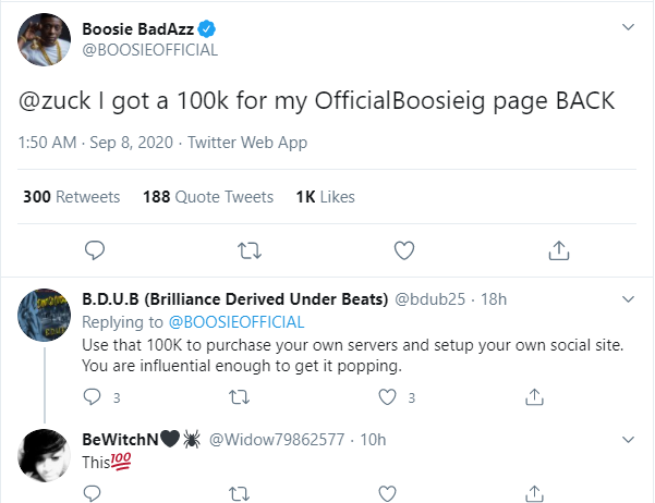 Boosie Badazz Offers Mark Zuckerberg $100,000 To Get His Instagram Back 2