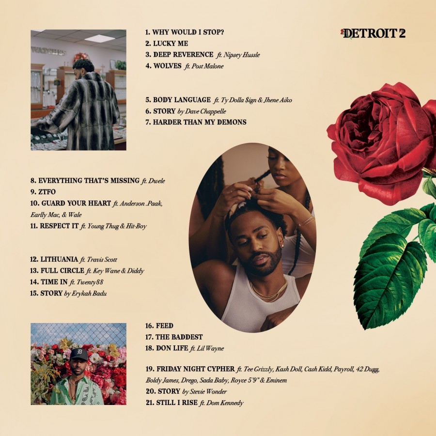 Big Sean Shares 'Detroit 2' Tracklist 3