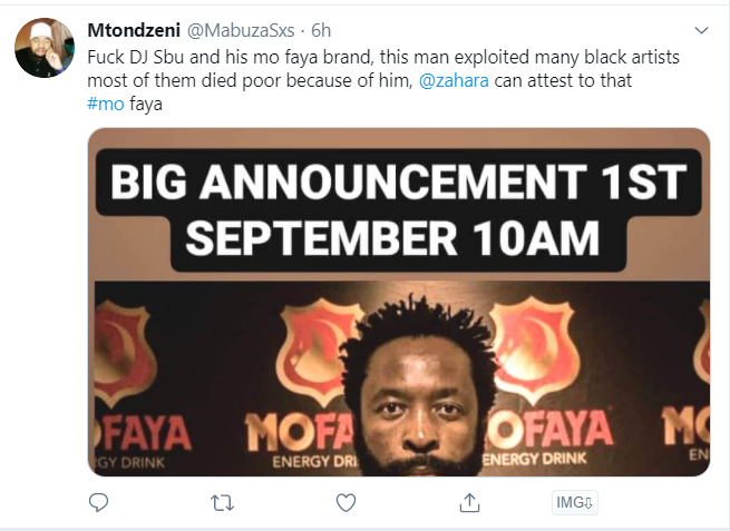 Dj Sbu Latest Achievement Criticized For Allegedly Exploiting Artists Such As Zahara, And More 4
