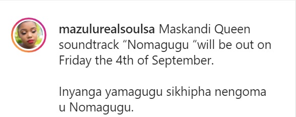 Maskandi Queen Soundtrack “Nomagugu“ By Mfiliseni Magubane &Amp; Mazulu Drops Soon 2