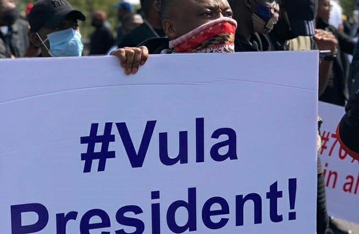 Mzansi Celebs React to the #VulaPresident Protests in Durban