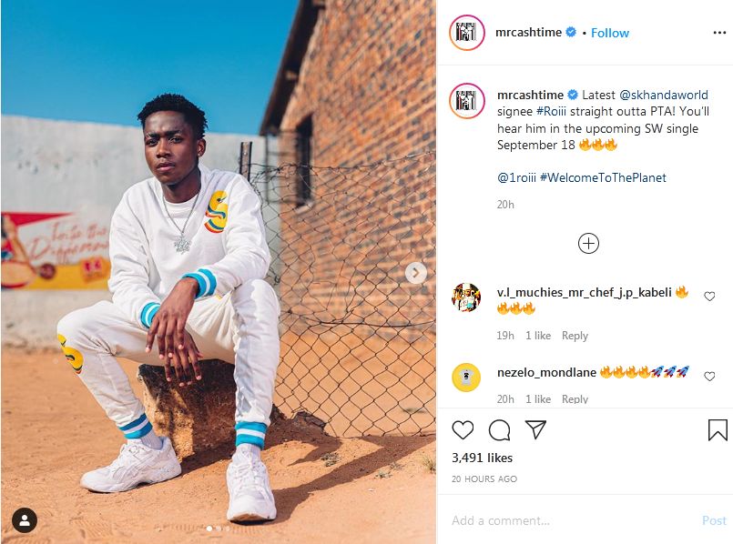 Skhanda World Boss K.o Welcomes New Act, Roiii To The Record Label 2