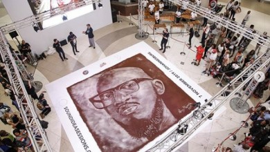 The Guinness World Record For Largest Coffee Grounds Mosaic Is An Image Of Dj Black Coffee 18