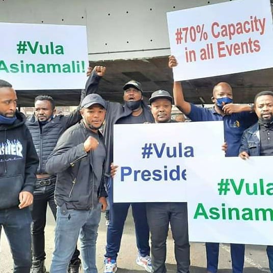 #Vulapresident: Artists Takes Over N3 Freeway To Pretest For 70% Capacity On All Events 5