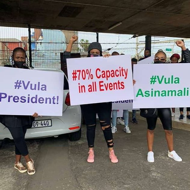 #Vulapresident: Artists Takes Over N3 Freeway To Pretest For 70% Capacity On All Events 6