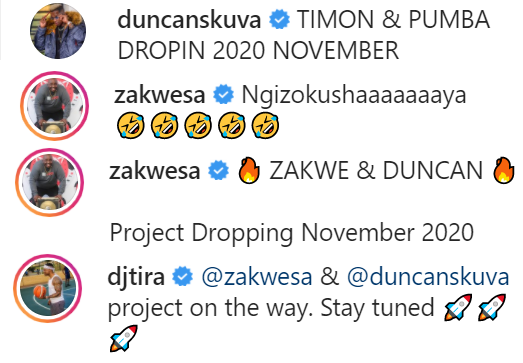 Zakwe &Amp; Duncan To Release A Joint Project In November 2