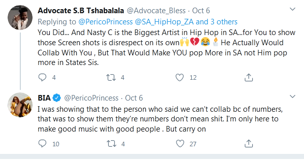 Did American Rapper Bia Insult Nasty C? 5