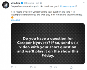 Cassper Nyovest Is Guest On Live Amp Tonight 4