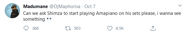 Dj Maphorisa Writes Shimza On Amapiano 2