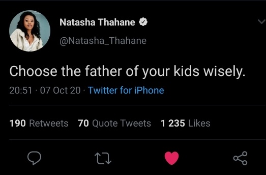 Donald Might Be Expecting A Child With Natasha Thahane 2