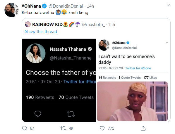 Donald Might Be Expecting A Child With Natasha Thahane 4